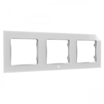 SHELLY · Accessories · Wall Frame 3 · Wandtaster Rahmen 3-fach · Weiß (WF3_White)