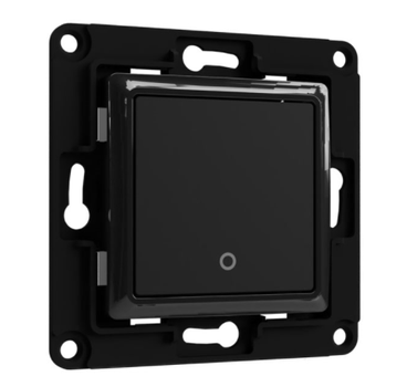 SHELLY · Accessories · Wall Switch 1 · Wandtaster · Schwarz (WS1 black)