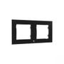 SHELLY · Accessories · Wall Frame 2 · Wandtaster Rahmen 2-fach · Schwarz