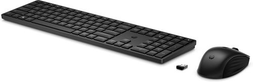 HP P 655 - Keyboard and mouse set - wireless - 2.4 GHz - UK - black - for HP 34, Elite Mobile Thin Client mt645 G7, ZBook Firefly 14 G9, ZBook Fury 16 G9 (4R009AA#ABU)