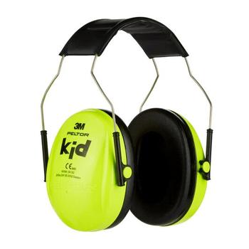 3M Peltor Earmuffs Kid KIDV 27 dB neon green (7100141471)