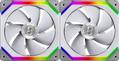 LIAN-LI Uni Fan SL140 RGB Pwm Fans, 2 Pack, White - 140 mm