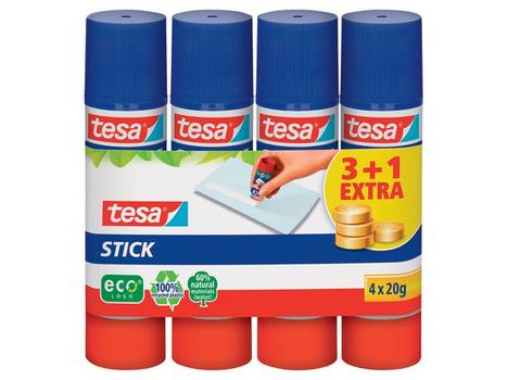 TESA Limstift TESA 20g u/ løsemidler (4) (57088-00200-03)