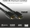 ACT 0.5 meters HDMI High Speed premium certified cable v2.0 HDMI-A male - HDMI-A male (AK3941)