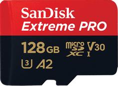 SanDisk Extreme Pro 128GB microSD UHS-I, U3, V30, A2