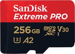 SANDISK Ext PRO microSDXC 256GB+SD 200MB/s