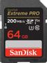 SANDISK Extreme PRO 64GB SDXC 200MB/s UHS-I C10