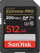 SANDISK Extreme PRO 512GB SDXC 200MB/s UHS-I C10