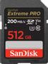 SANDISK Extreme PRO 512GB SDXC 200MB/s UHS-I C10