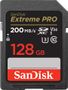 SANDISK Extreme PRO 128GB SDXC 200MB/s UHS-I C10