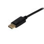 STARTECH "1,8m DisplayPort to VGA Adapter Converter Cable ? 1920x1200 - Black" (DP2VGAMM6B)