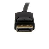 StarTech 6ft DisplayPort to VGA Cable - 1920 x 1200 - Active DP to VGA Adapter - DP to VGA Monitor Cable (DP2VGAMM6B) - DisplayPort-kabel - 1.83 m (DP2VGAMM6B)