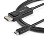 STARTECH 3.3 FT. USB C TO DISPLAYPORT 1.2 CABLE-BIDIRECTIONAL-8K 60HZ CABL (CDP2DP1MBD)