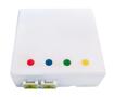 OEM LWL-Wandverteiler FTTH Box für 4 Kupplungen SC-S oder LC-D 80x80 mit Kabelführung, DIN-Rail/Wand