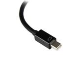 StarTech Mini DisplayPort to VGA Adapter - DisplayPort 1.2 - 1080p - Thunderbolt to VGA Monitor Adapter - Mini DP to VGA (MDP2VGA2) - video adapter - Mini DisplayPort til HD-15 (VGA) - 22 cm (MDP2VGA2)