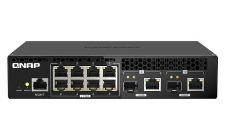 QNAP QSW-M2108R-2C - switch - 10 porter - Styrt - rackmonterbar (QSW-M2108R-2C)