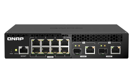 QNAP QSW-M2108R-2C - switch - 10 porter - Styrt - rackmonterbar (QSW-M2108R-2C)