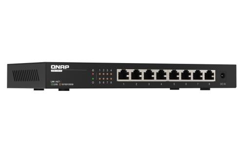 QNAP QSW-1108-8T 8 PORTS 2.5GBPS W RJ45 UNMANAGED SWITCH (QSW-1108-8T)
