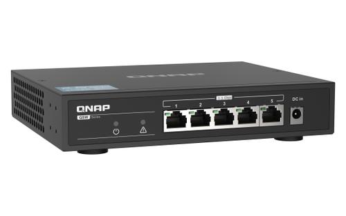 QNAP QSW-1105-5T 5 port 2.5Gbps auto negotiation 2.5G/ 1G/ 100M unmanaged switch (QSW-1105-5T)