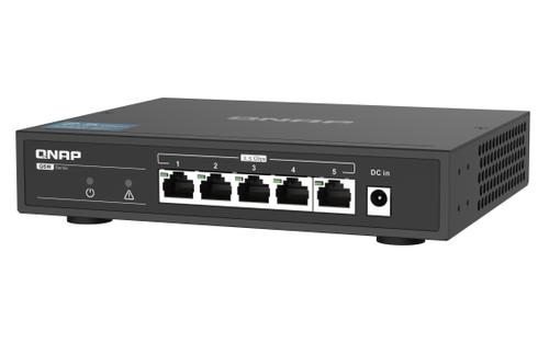 QNAP QSW-1105-5T 5 port 2.5Gbps auto negotiation 2.5G/ 1G/ 100M unmanaged switch (QSW-1105-5T)