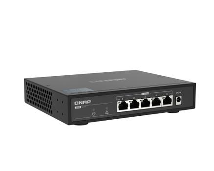 QNAP QSW-1105-5T 5 port 2.5Gbps auto negotiation 2.5G/ 1G/ 100M unmanaged switch (QSW-1105-5T)