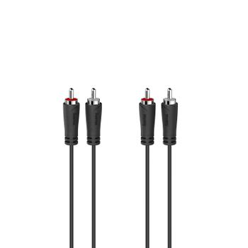 HAMA Cable Audio 2 RCA Plugs - 2 RCA Plugs 1.5m (00205257)