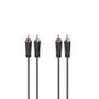 HAMA Cable Audio 2 RCA Plugs - 2 RCA Plugs 1.5m