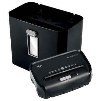 REXEL Makuleringsmaskin ProMax QS RPX612 krysskutt P4 Sikkerhetsnivå P-4. Makulerer opptil 6 A4 ark på en gang, 12L avfallsbeholder (2104579EU)