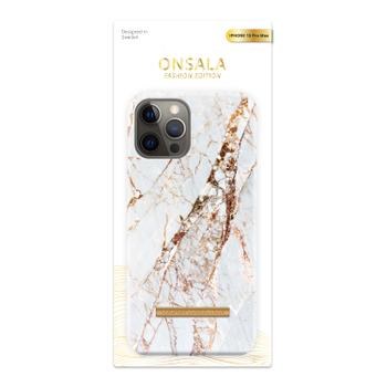 ONSALA COLLECTION Mobil Cover Soft White Rhino Marble iPhone 13 Pro Max (577156)
