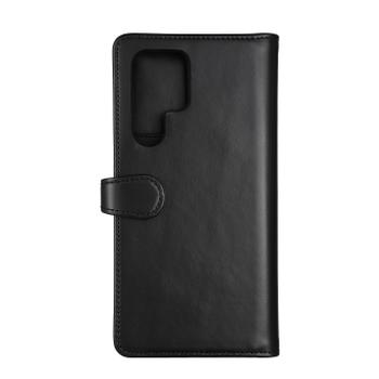 BUFFALO 2in1 Wallet Leather 3 card Samsung S22 Ultra 3 card Black (590058)