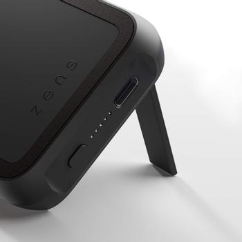 ZENS Magnetic QI Powerbank One Side QI 10000mAh Black (ZEPP04M/00)