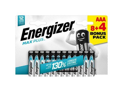 ENERGIZER Batteri ENERGIZER Max Plus AAA (12) (437546)