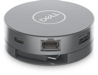 DELL 6-in-1 Multiport Adapter DA305 - dokkingstasjon - USB-C - HDMI, DP, USB-C - 1GbE (DELLDA305Z)