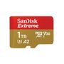 SANDISK k Extreme - Flash memory card (microSDXC to SD adapter included) - 1 TB - A2 / Video Class V30 / UHS-I U3 / Class10 - microSDXC UHS-I
