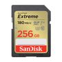 SANDISK Extreme 256GB SDXC 180MB/s UHS-I C10 U3