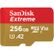 SANDISK Extreme microSDXC 256GB+SD 190MB/s