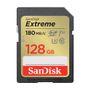 SANDISK Extreme 128GB SDXC 180MB/s UHS-I C10 U3