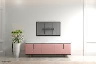 Neomounts by Newstar NEOMOUNTS W300 TV/ Monitor Wallmount fixed 32-55inch max 40kg VESA400x400 Slim 2.7cm black Universal Mount (FPMA-W300BLACK)