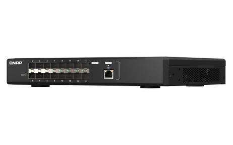 QNAP 25GbE fiber managed switch with 10GbE connectivity for backbone networks (QSW-M5216-1T)