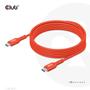 CLUB 3D USB2 TYPE-C BI-DIRECTIONAL CABLE DATA 480MB PD 240W 48V/5A EPR M/M 2M/6.56FT (CAC-1573)