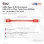 CLUB 3D USB2 TYPE-C BI-DIRECTIONAL CABLE DATA 480MB PD 240W 48V/5A EPR M/M 2M/6.56FT (CAC-1573)