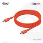 CLUB 3D USB2 TYPE-C BI-DIRECTIONAL CABLE DATA 480MB PD 240W 48V/5A EPR M/M 2M/6.56FT (CAC-1573)