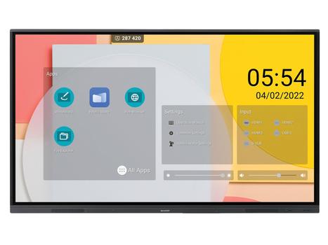 Sharp / NEC Sharp PN-L862B - 218 cm (86") Diagonalklasse L2B Series LCD-Display mit LED-Hintergrundbeleuchtung - interaktiv - mit Touchscreen (Multi-Touch) - Android - 4K UHD (2160p) 3840 x 2160 - Direct LED (60005559)