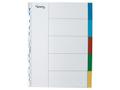 Lyreco Skilleblad LYRECO A4 PP 5-delt indeks
