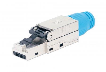 INTELLINET INT Cat8 STP Tooless RJ 45 Modular Field Plug (791199)