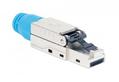 INTELLINET INT Cat8 STP Tooless RJ 45 Modular Field Plug (791199)