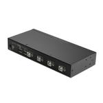 LINDY KVM Switch4 Port USB 2.0 & Audio KM Switch (32166)