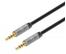 MANHATTAN MH Stereo Cable, Male/ Male,  3.5mm AUX, gold plated, 1m