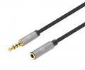 MANHATTAN MH Stereo Cable, Male/Female, 3.5mm AUX, gold plated, 1m