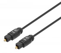 MANHATTAN MH Toslink Cable, Male/Male, gold plated, 3m